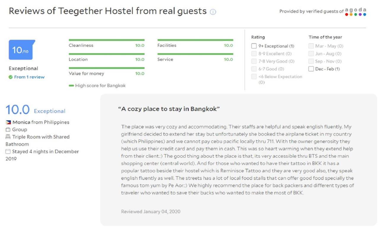 Teegether Hostel Bangkok Buitenkant foto
